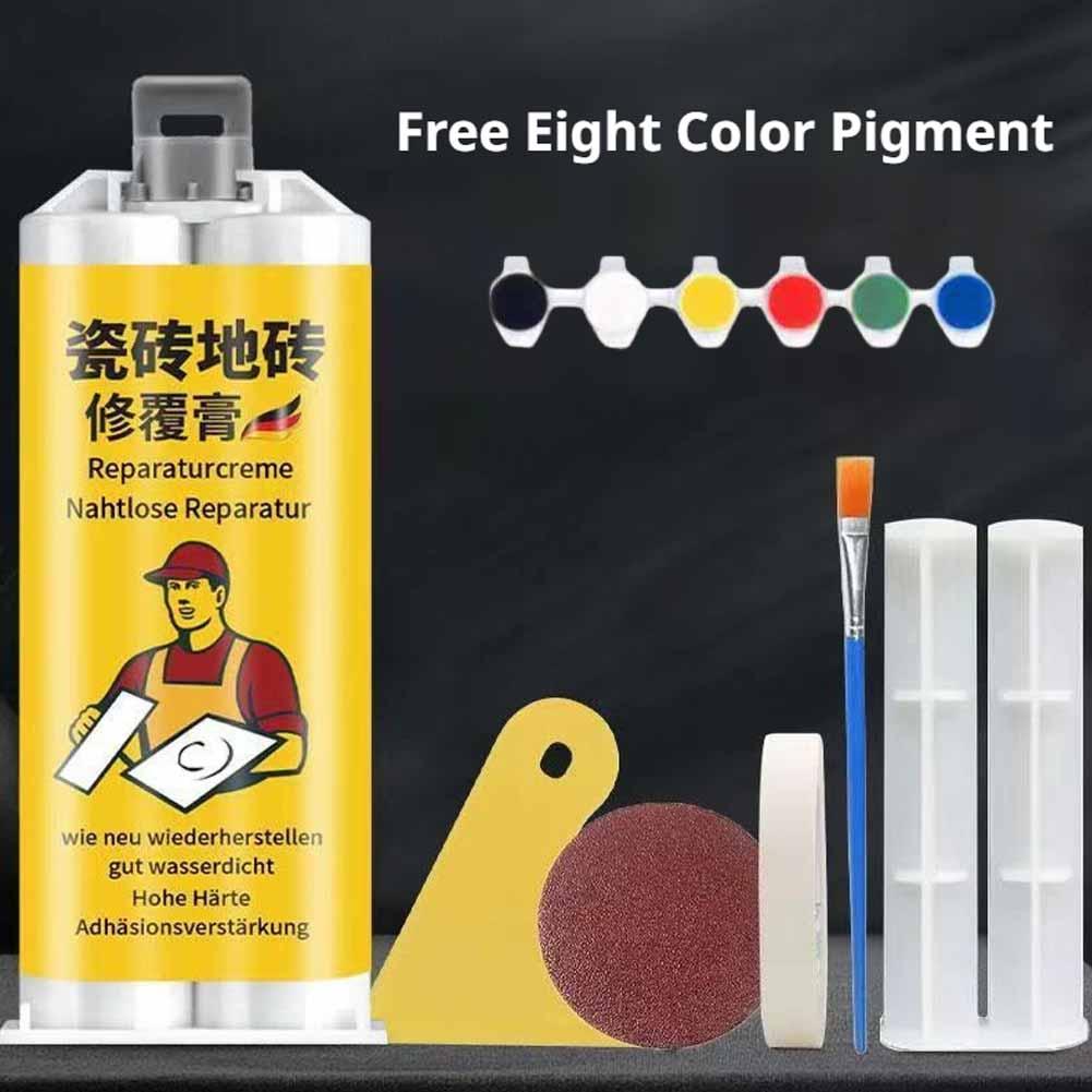 1/2/3/4/5個入り タイル補修用パテキット。8色の顔料 - Ceramic Tile Floor のレビューと価格
