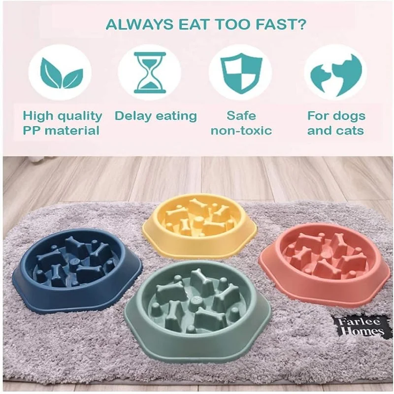 犬用スローフィーダーボウル、滑り止め付き、猫・犬用、食事時間 - Royal Canin Food Medium のレビューと価格
