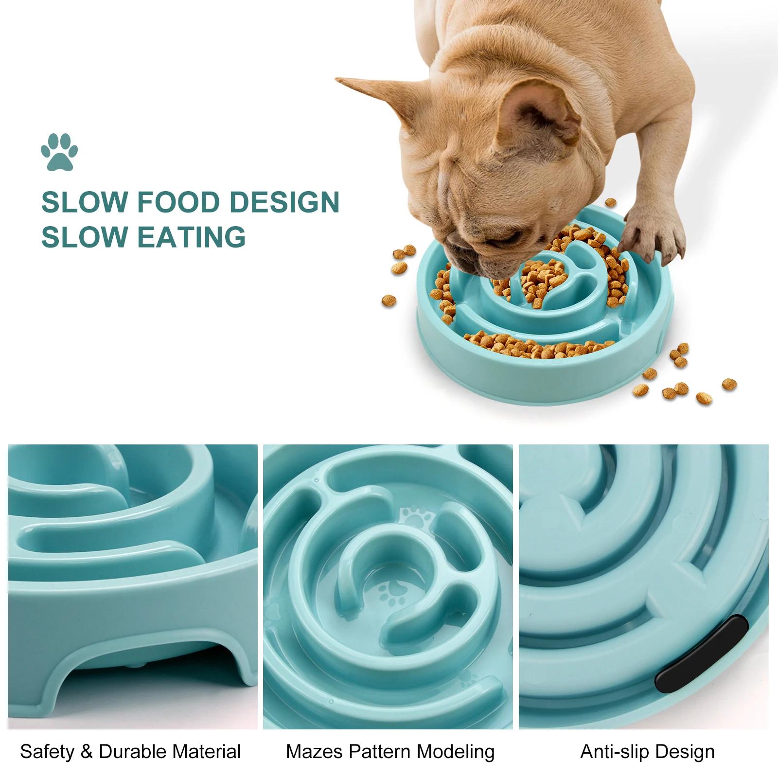 ペット用スローフィーダーボウル 滑り止め付き 遊び心のある食 - Royal Canin Food Medium のレビューと価格